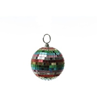 Satisfire Spiegelkugel 10cm bunt Discokugel Mirrorball Party Disko Deko