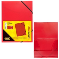 IDENA Gummizugmappe, rot, A4,