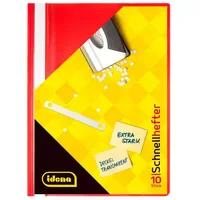 IDENA Schnellhefter PP rot extra stark
