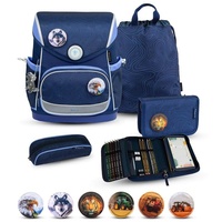 Belmil Premium Compact Plus Schulranzen-Set 5tlg