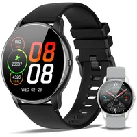 Xinji C2 mit Bluetooth, Touchpanel, Puls/HRV/Blutsauerstoff, Schlafmonitor, Kalorien-/Schrittzähler, Benachrichtigungsfunktion,