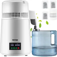 Vevor 4 L Wasser Destilliergerät 750 W Destillierer Edelstahl