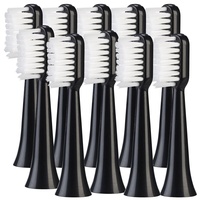 Newgen Medicals 10er-Set Aufsteckbürsten für Akku-Schallzahnbürste SZB-300, weich