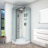 AcquaVapore D37-20L3-EC Dusche Dampfdusche Duschtempel Duschkabine -Th. 100x100 MIT