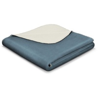 Biederlack Wohndecke DALORA, blau - BL 150x200 cm