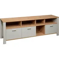 Mäusbacher Nele Lowboard 193x62x44 cm Grau Metall/Holzwerkstoff