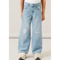 NAME IT Rose Wide Fit Jeans Light Blue Denim