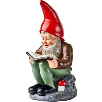 HEISSNER Original Gartenzwerg 'Wilhelm', Bücherwurm