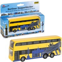 IDENA 40107 - Modellbus Berliner Doppeldecker, mit Rückzugmotor, ca.