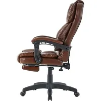 Trisens Bürostuhl mit Fußstütze und flexiblen 3-Punkt-Armlehnen ergonomischer Schreibtischstuhl