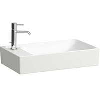 Laufen Meda Waschtisch-Schale H8121130001051 60x35cm, mit Überlauf, HL links,