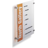 Durable Türschild Crystal Sign, 297 x 420 cm transparent,