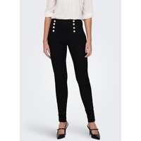 Only ONLDAISY HW Button Skinny DNM