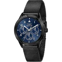 Sector Herrenuhr SECTOR 670 R3253540010 Multifunktion Edelstahl Mesh Schwarz