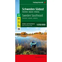 Freytag-Berndt und ARTARIA Schweden Südost, Straßen- und Freizeitkarte 1:250.000,