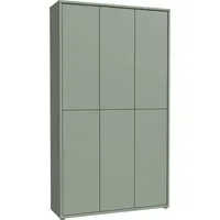 Forte Alice Springs Schuhschrank 109,2x191,9x34,9 cm grün