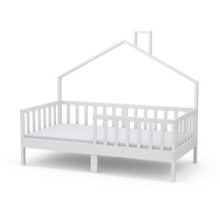 Livinity Hausbett Kinderbett Justus Weiß 80 x 160 cm