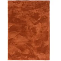 Pergamon Luxus Super Soft Fellteppich Pearl Terrakotta 140x200cm