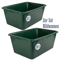 Petigi 2er Set Wildwanne 65 l + 90 l