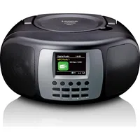 Lenco SCD-860 DAB+ FM Bluetooth Radio Grau, schwarz