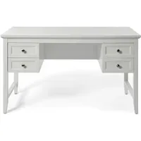 Jahnke Schreibtisch Classic D 130 Weiß