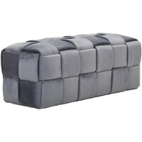  Xora Sitzbank, Dunkelgrau, Textil, 1-2-Sitzer, 108x43x44 cm, Esszimmer, Bänke,