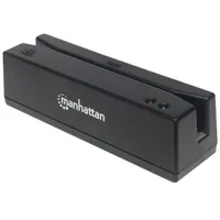 Manhattan Magnetkartenleser USB Speicherkartenlesegerät, Schwarz