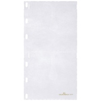 Durable CD-Hüllen für 2 CDs/DVDs transparent 5 Stück,