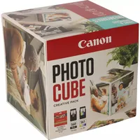 Canon Tinte PG-560/CL-561 schwarz/dreifarbig Photo Cube cyan (3714C012)