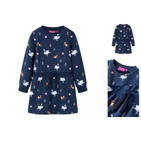 VidaXL Kinderkleid mit Langen Ärmeln Marineblau 92
