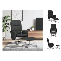 VidaXL Massagesessel mit Fußhocker Stoff 55,9 x 105 x