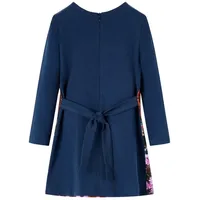 VidaXL Kinderkleid mit Langen Ärmeln Marineblau 104