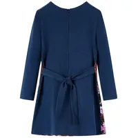 VidaXL Kinderkleid mit Langen Ärmeln Marineblau 140