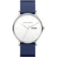 Jacob Jensen Titanuhr Herrenuhr Tag Datum Titanium Timeless Nordic