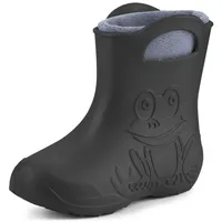 Ladeheid EVA Kinder Jungen Mädchen Gummistiefel Regenschuhe gefüttert LA-CA-03