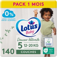 Lotus Baby Douceur Naturelle Windeln, Größe 5 (12-20 kg),