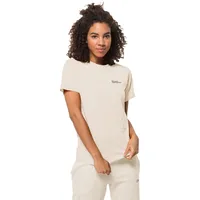 Jack Wolfskin Damen Essential W T-Shirt, Panna Cotta, M