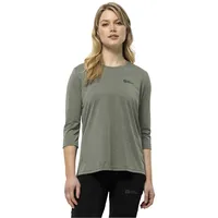 Jack Wolfskin Crosstrail 3/4-arm T-shirt - Mint Leaf -