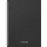 Brunnen Notizbuch Premium Wire A4 schwarz punktkariert