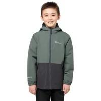 Jack Wolfskin Snowy Days Jacket Kinder slate green/black 128