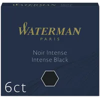 Waterman Füller-Tintenpatronen | International Standardgröße | Intense Black |