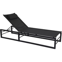 Brafab Gartenliege Vevi Aluminium Schwarz