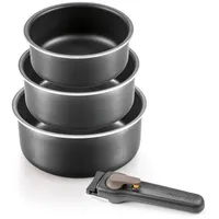 Tescoma Kasserollen-Set mit abnehmbarem Griff VARIO, 4-teilig