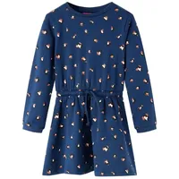 VidaXL Kinderkleid mit Langen Ärmeln Marineblau 128