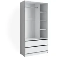 Vicco Kinderkleiderschrank Elmo 100 x 200 cm Kiefer weiß