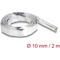 DeLock Delock, Kabelschlauch aus Glasfasergeflecht und Aluminium 2 m