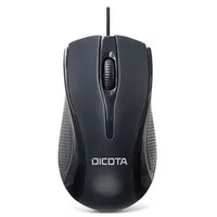 Dicota Kabelgebundene Maus schwarz, USB (D32011)