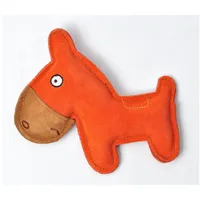 Aumüller Hundespielzeug aus Leder - Esel, orange