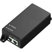 MicroConnect 60W 802.3af/at PoE Injector UK (Ethernet, 55 V