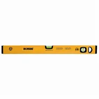 Ironside Alu-Wasserwaage 40 cm, 2 Libellen, gelb pulverbeschichtet
